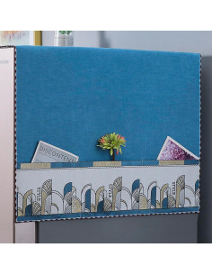 Cubierta de Polvo para Refrigerador YUZHANGHE 140x55cm Azul 2