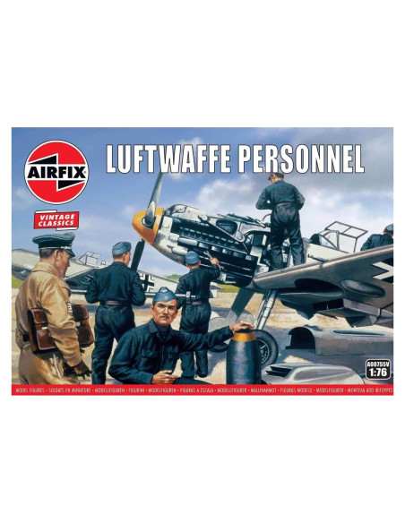 Figuras de Mini Ejército Airfix A00755V Luftwaffe 1:76 - 46 Soldados