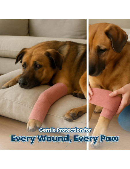 Gasa Adherente JorVet 100% Algodón 12 Rollos 7.6 cm x 4.57 m