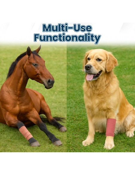 Gasa Adherente JorVet 100% Algodón 12 Rollos 7.6 cm x 4.57 m