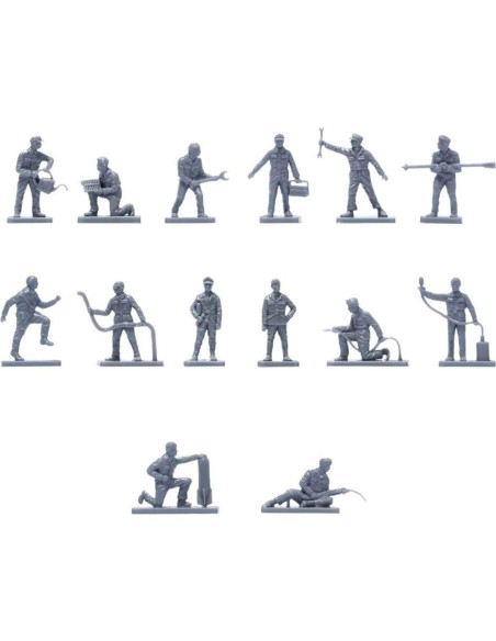 Figuras de Mini Ejército Airfix A00755V Luftwaffe 1:76 - 46 Soldados