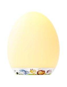 Luz Nocturna MediAcous LED Ovalada Táctil 7 Colores para Bebés