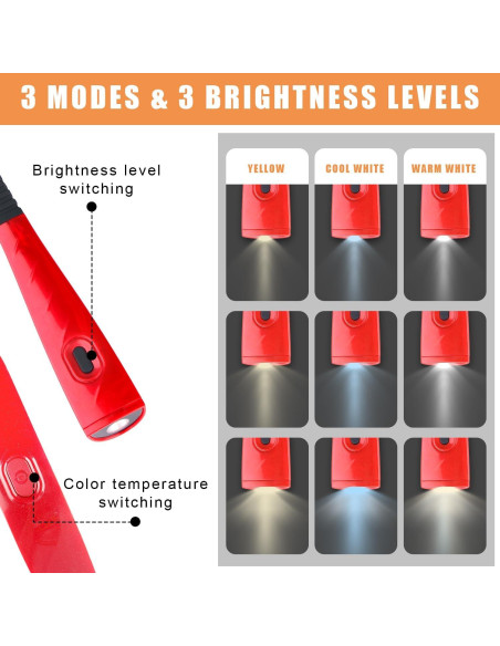 Luz de Lectura para Cuello Xicyole - Recargable USB, 3 Modos
