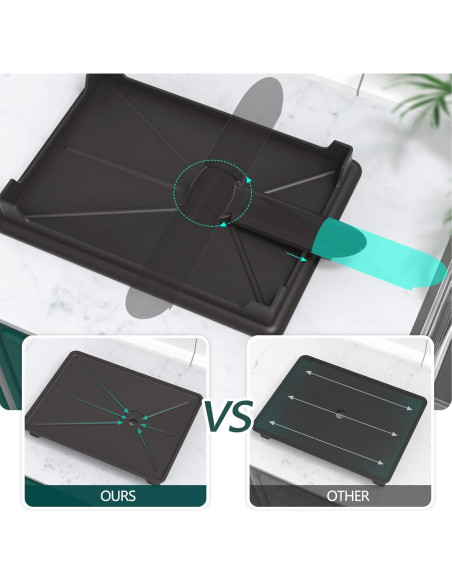 Estante para Secar Platos B-Land 2 Niveles con Drenaje Automático