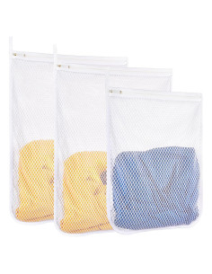 3 Bolsas de Lavandería Malla RoomyRoc 2 Grandes y 1 Mediana