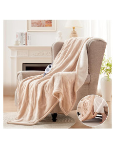 Manta Térmica Eléctrica Westinghouse 127x157.5 cm Beige
