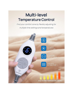 Manta Térmica Eléctrica Westinghouse 127x157.5 cm Beige 2