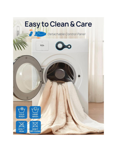 Manta Térmica Eléctrica Westinghouse 127x157.5 cm Beige