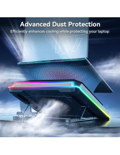 Pad de Enfriamiento para Juegos ICE COOREL 15-21" RGB Turbo 2