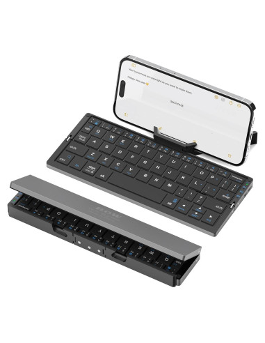Teclado Bluetooth Plegable SIKAI CASE Mini Portátil Negro