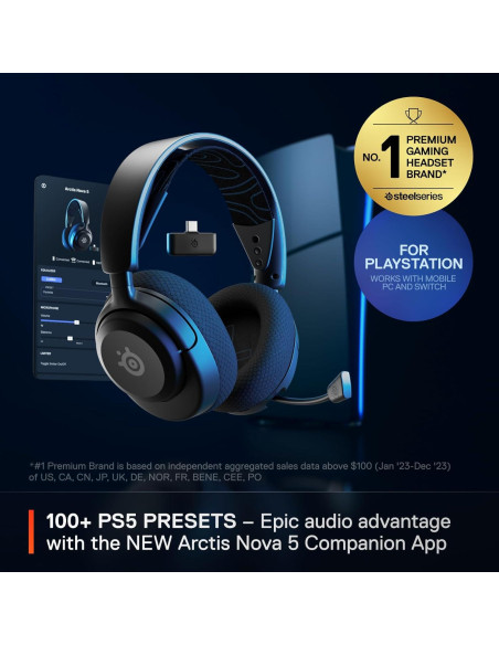Auriculares Gaming Inalámbricos SteelSeries Arctis Nova 5P