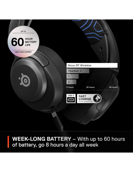 Auriculares Gaming Inalámbricos SteelSeries Arctis Nova 5P