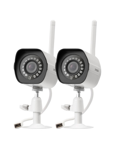 Cámara de Seguridad Inalámbrica Zmodo 1080p Exterior - Paquete de 2