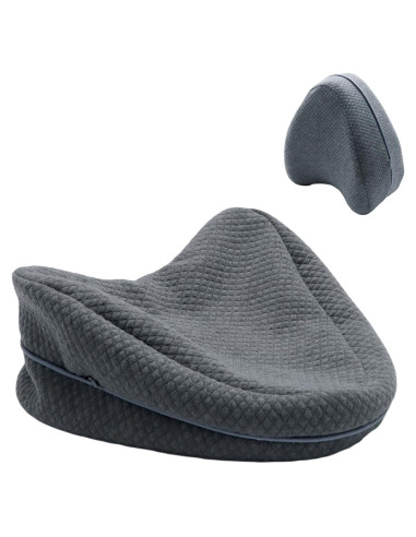 Funda de Almohada UXIETIN para Pierna Contour Legacy Gris