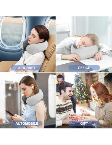 Almohada de Cuello Eléctrica XSWQDLQ con Calefacción y Masaje