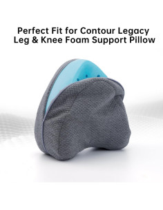 Funda de Almohada UXIETIN para Pierna Contour Legacy Gris 2