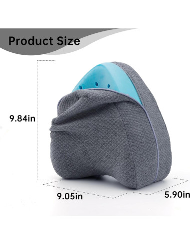 Funda de Almohada UXIETIN para Pierna Contour Legacy Gris