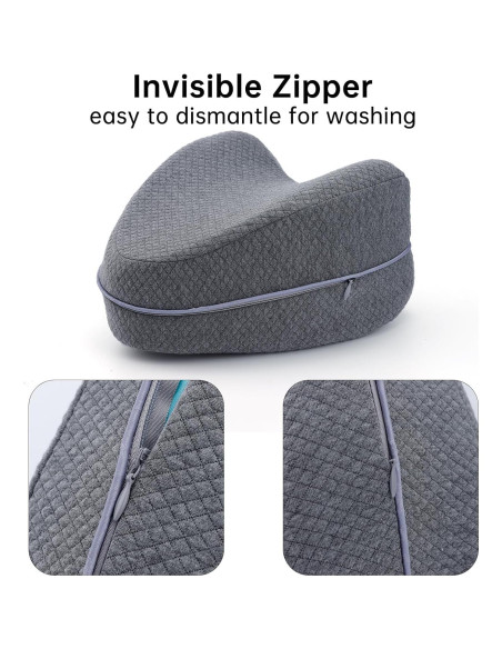 Funda de Almohada UXIETIN para Pierna Contour Legacy Gris