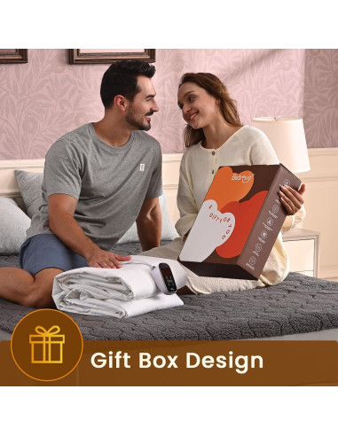 Almohadilla Térmica Eléctrica Bearhug Completo 190x137cm 10 Niveles