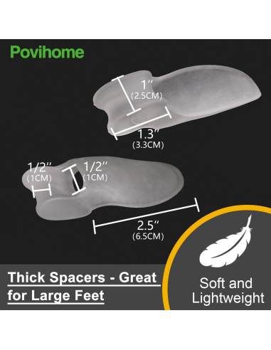 Povihome Almohadillas y Protectores para Juanetes - 8 Piezas