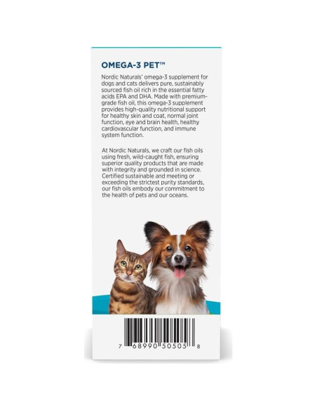 Omega-3 para Mascotas Nordic Naturals 59 ml - Aceite de Pescado