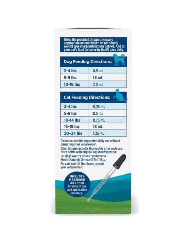 Omega-3 para Mascotas Nordic Naturals 59 ml - Aceite de Pescado