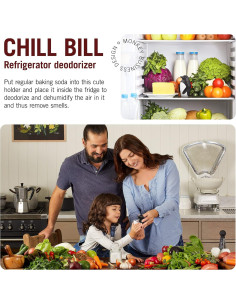 Desodorante de Refrigerador Chill Bill Monkey Business - Bicarbonato 2