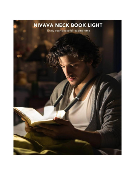 Luz de Lectura para Cuello NIVAVA LED Flexible 240g