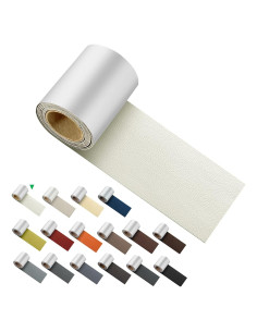 Parche autoadhesivo de cuero ILOFRI 7.62x152.4 cm Beige