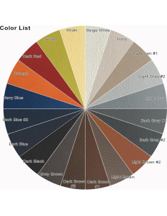 Parche autoadhesivo de cuero ILOFRI 7.62x152.4 cm Beige 2