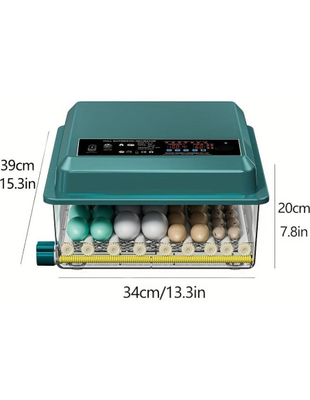 Incubadora Automática de Huevos 36 Bandejas Enjoy Plush