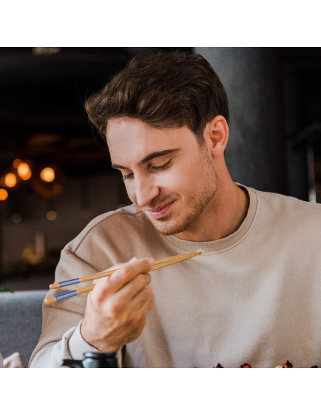 Palillos de Bambú Reutilizables Antner 22.5 cm Estilo Japonés
