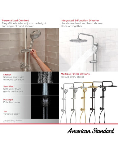 Sistema de Ducha Retrofit American Standard Spectra Versa 11"