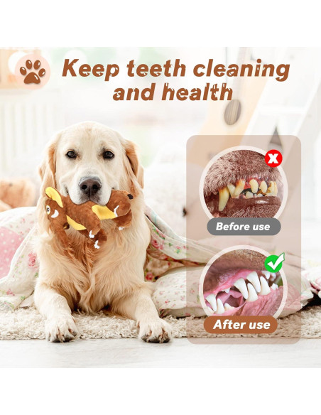 Juguete de Peluche Squeaky para Perros Letsmeet Elefante 24cm