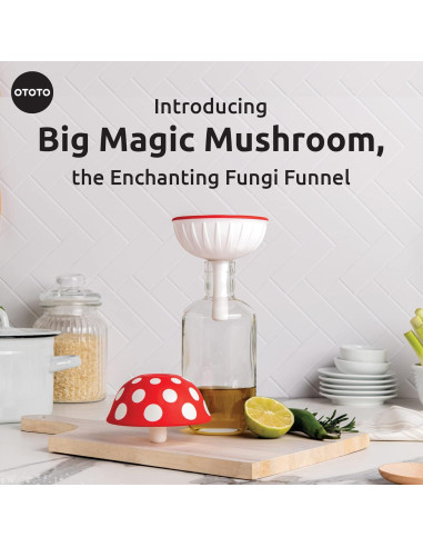Embudo de Cocina Plegable OTOTO Hongo Mágico XL - Silicona