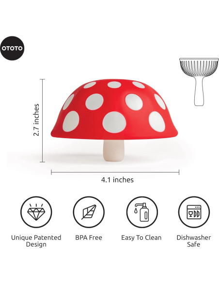 Embudo de Cocina Plegable OTOTO Hongo Mágico XL - Silicona