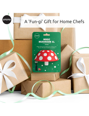 Embudo de Cocina Plegable OTOTO Hongo Mágico XL - Silicona