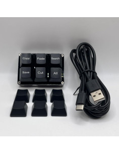 Teclado Mecánico Programable BTXETUEL Mini USB-C Negro 2