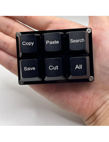 Teclado Mecánico Programable BTXETUEL Mini USB-C Negro