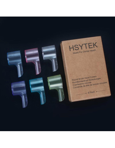 Cubiertas Protectores para Cepillos de Dientes HSYTEK - 6 Pzas