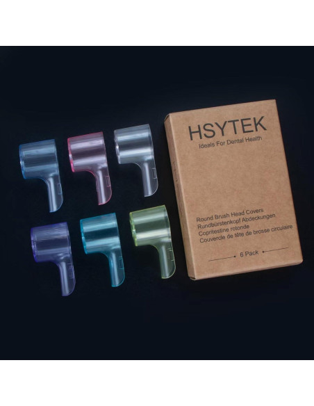 Cubiertas Protectores para Cepillos de Dientes HSYTEK - 6 Pzas