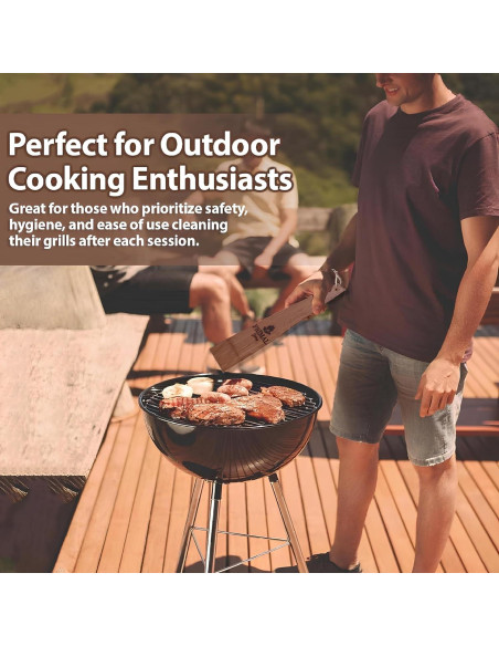 Raspador de BBQ de Madera Primal Grilling - 2 Piezas 45.72 cm Raspador de BBQ de Madera Primal Grilling - 2 Piezas 45.72 cm