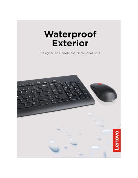 Combo Teclado y Ratón Inalámbrico Lenovo 510 Negro