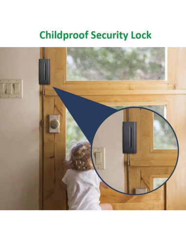 Cerradura de Seguridad HIGHEVER para Puerta Interior - Refuerzo 320g