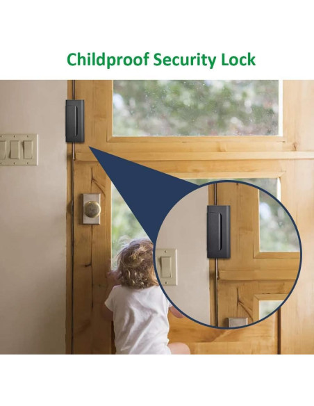 Cerradura de Seguridad HIGHEVER para Puerta Interior - Refuerzo 320g