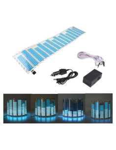 Luz LED Azul ESUPPORT 45x11cm Sensor de Música para Coche