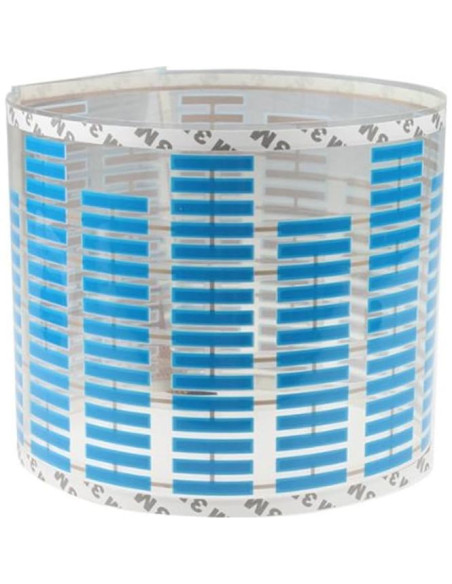 Luz LED Azul ESUPPORT 45x11cm Sensor de Música para Coche