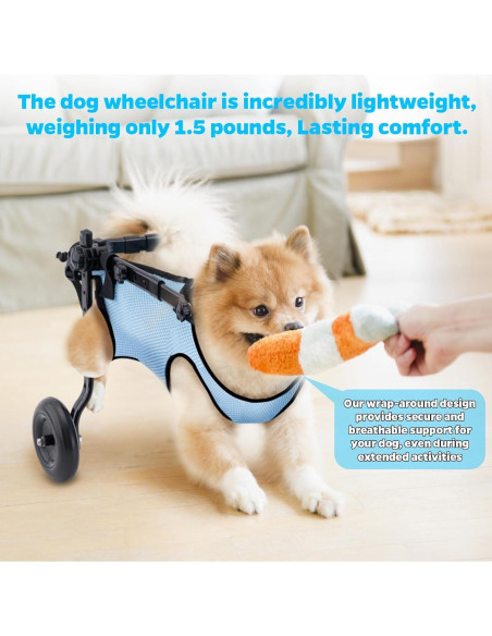 Silla de Ruedas para Perros Pequeños Celestaura Ajustable
