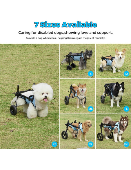Silla de Ruedas para Perros Pequeños Celestaura Ajustable