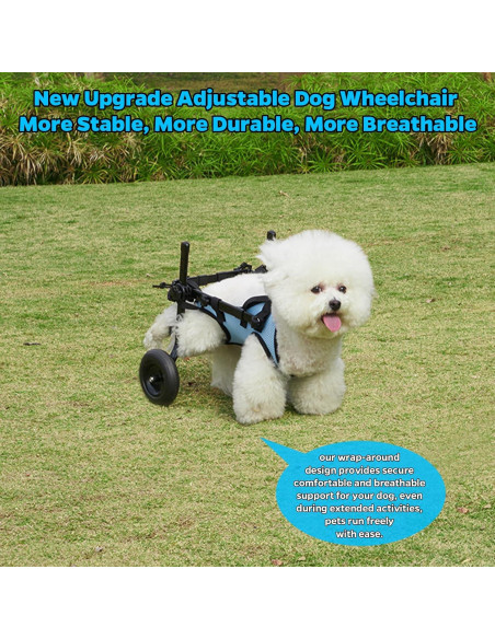 Silla de Ruedas para Perros Pequeños Celestaura Ajustable